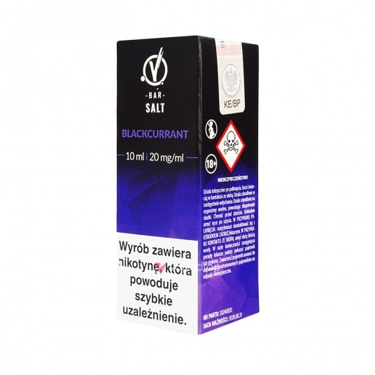 SALT TPD VBAR 20MG 10ML - BLACKCURRANT -zdjęcie numer 1