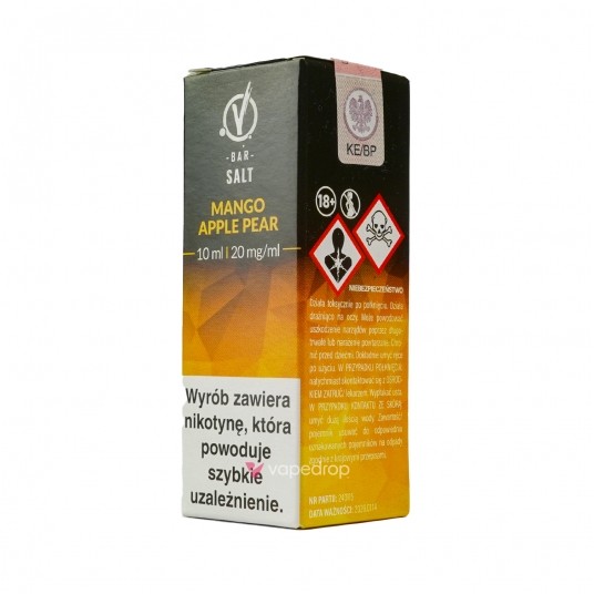 SALT TPD VBAR 20MG 10ML - MANGO APPLE PEAR -zdjęcie numer 1