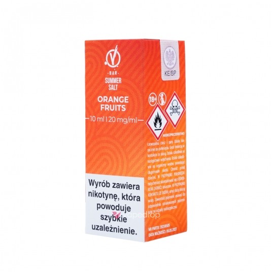 SALT TPD VBAR 20MG 10ML - ORANGE FRUITS -zdjęcie numer 1