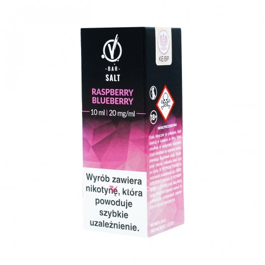 SALT TPD VBAR 20MG 10ML - RASPBERRY BLUEBERRY -zdjęcie numer 1
