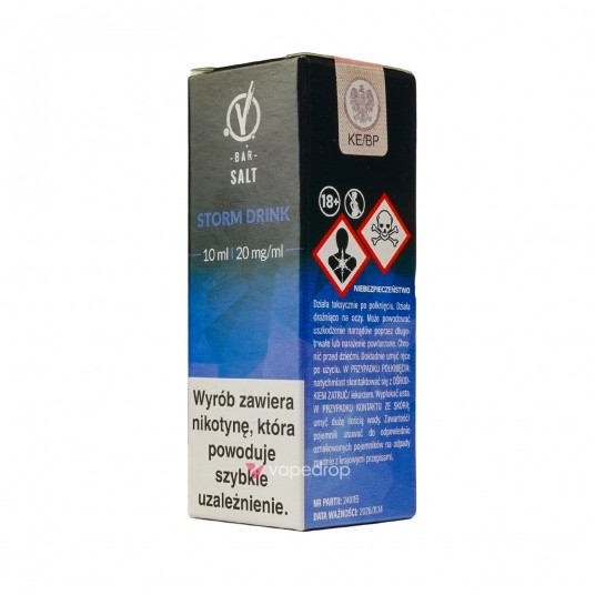 SALT TPD VBAR 20MG 10ML - STORM DRINK -zdjęcie numer 1