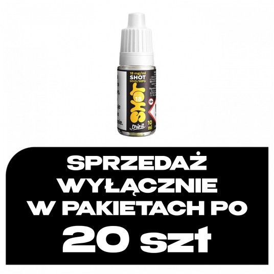 SHOT ELIXY BY DRIP IT 10ML 50/50 - 18MG -zdjęcie numer 1