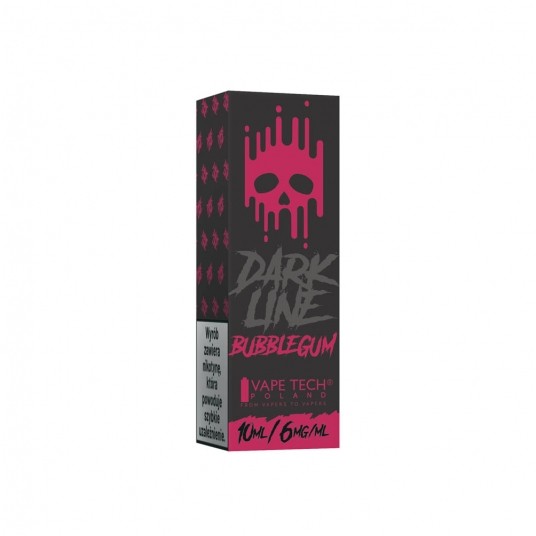 TPD DARK LINE 10ML - BUBBLE GUM 06MG -zdjęcie numer 1