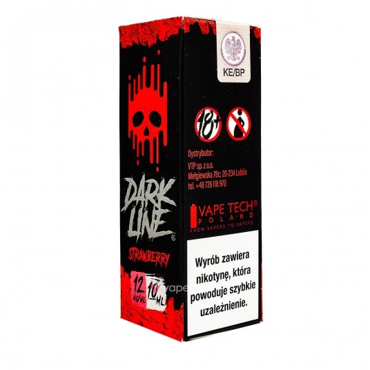 TPD DARK LINE 10ML - STRAWBERRY 12MG -zdjęcie numer 1