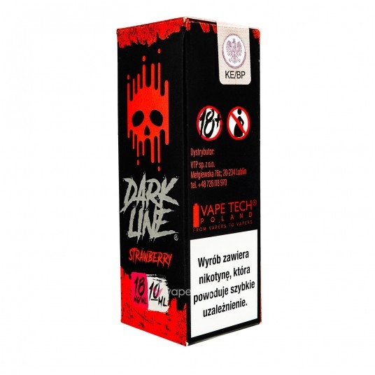 TPD DARK LINE 10ML - STRAWBERRY 18MG -zdjęcie numer 1