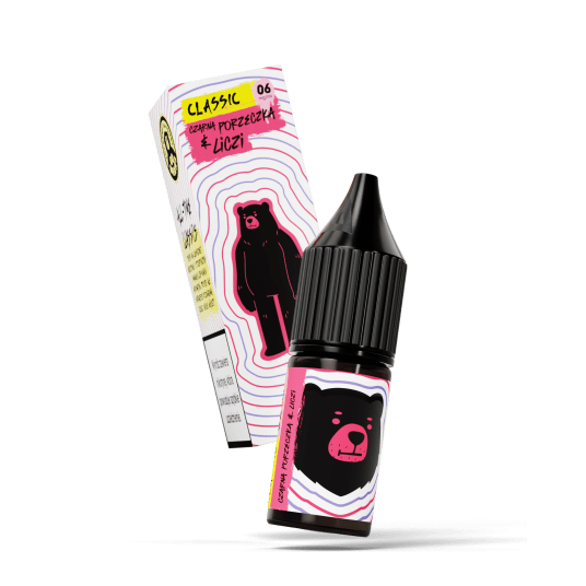 TPD GO BEARS CLASSIC 10ML - CZARNA PORZECZKA & LICZI 06MG -zdjęcie numer 1