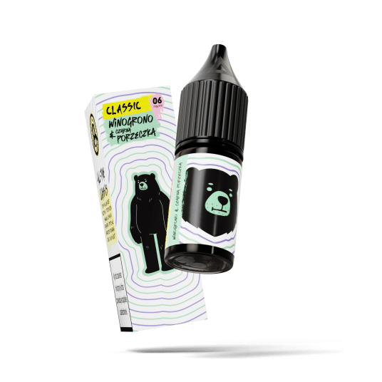 TPD GO BEARS CLASSIC 10ML - WINOGRONO & CZARNA PORZECZKA 06MG -zdjęcie numer 1