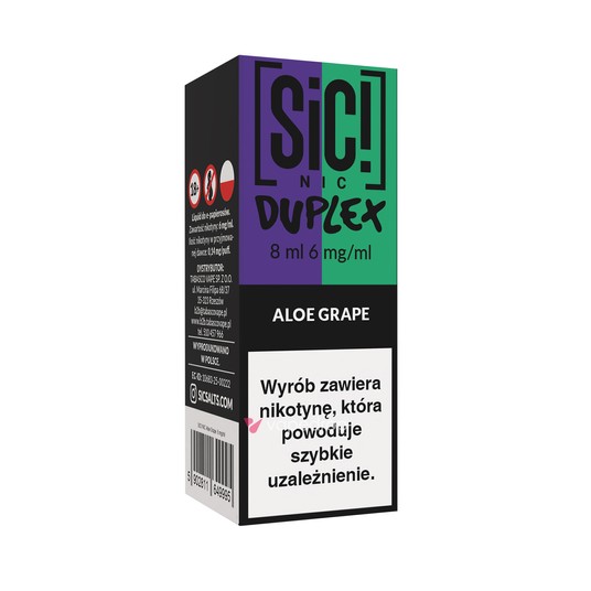 TPD SIC! 8ML - ALOE GRAPE 06MG -zdjęcie numer 1