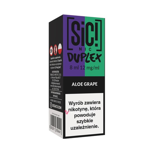 TPD SIC! 8ML - ALOE GRAPE 12MG -zdjęcie numer 1