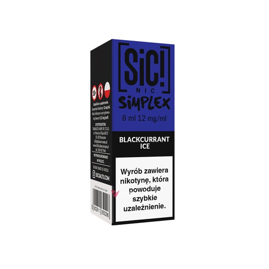 TPD SIC! 8ML - BLACKCURRANT ICE 12MG -zdjęcie numer 1