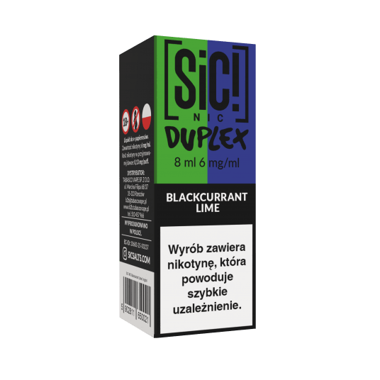 TPD SIC! 8ML - BLACKCURRANT LIME 06MG -zdjęcie numer 1