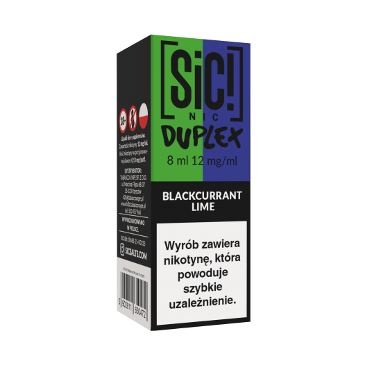 TPD SIC! 8ML - BLACKCURRANT LIME 12MG -zdjęcie numer 1