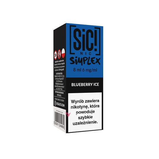 TPD SIC! 8ML - BLUEBERRY ICE 06MG -zdjęcie numer 1