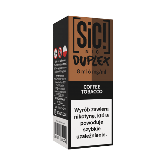 TPD SIC! 8ML - COFFE TOBACCO 06MG -zdjęcie numer 1
