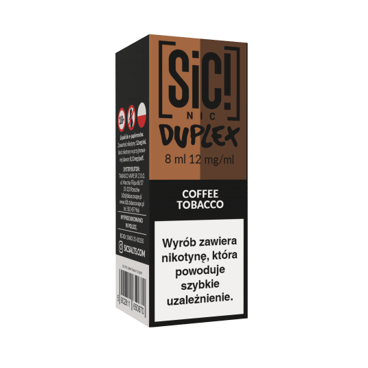 TPD SIC! 8ML - COFFE TOBACCO 12MG -zdjęcie numer 1