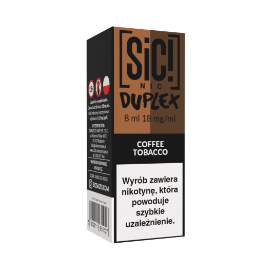 TPD SIC! 8ML - COFFE TOBACCO 18MG -zdjęcie numer 1