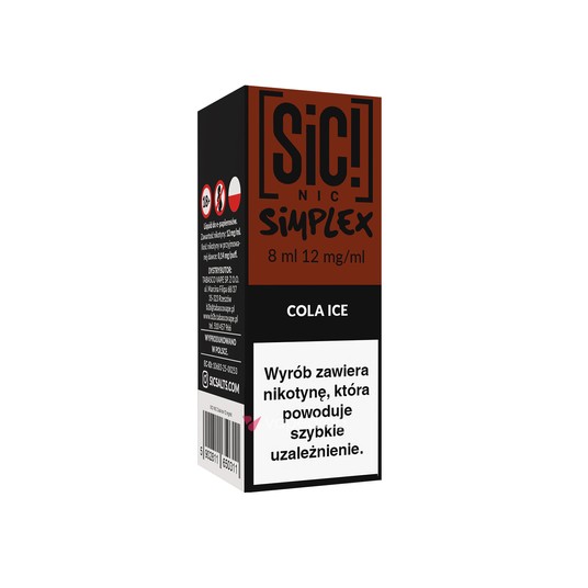 TPD SIC! 8ML - COLA ICE 12MG -zdjęcie numer 1