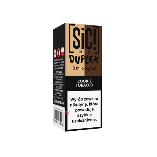 TPD SIC! 8ML - COOKIE TOBACCO 06MG -zdjęcie numer 1