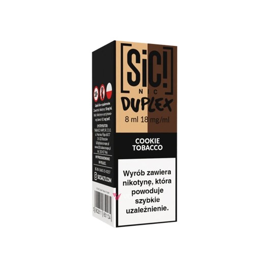 TPD SIC! 8ML - COOKIE TOBACCO 18MG -zdjęcie numer 1
