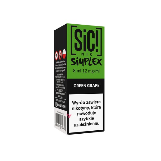TPD SIC! 8ML - GREEN GRAPE 12MG -zdjęcie numer 1