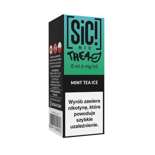 TPD SIC! 8ML - MINT TEA ICE 06MG -zdjęcie numer 1