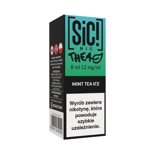 TPD SIC! 8ML - MINT TEA ICE 12MG -zdjęcie numer 1