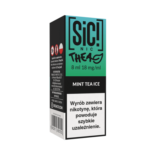 TPD SIC! 8ML - MINT TEA ICE 18MG -zdjęcie numer 1