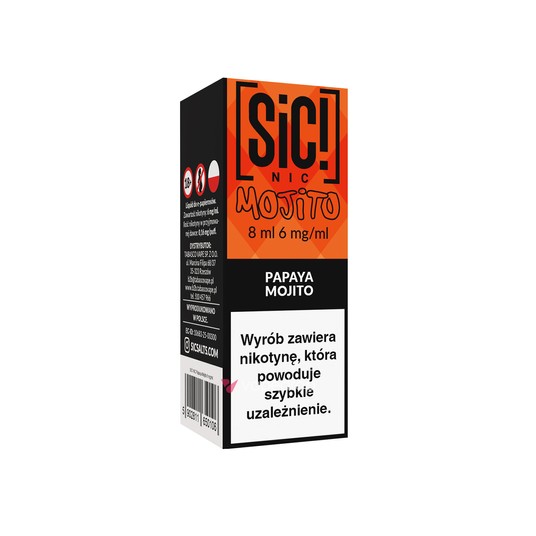 TPD SIC! 8ML - PAPAYA MOJITO 06MG -zdjęcie numer 1