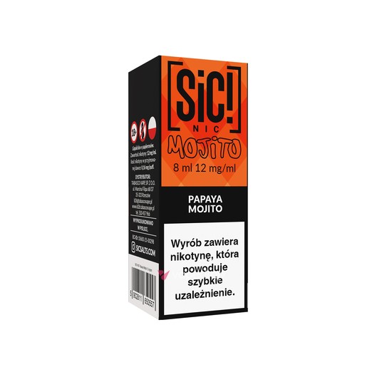 TPD SIC! 8ML - PAPAYA MOJITO 12MG -zdjęcie numer 1