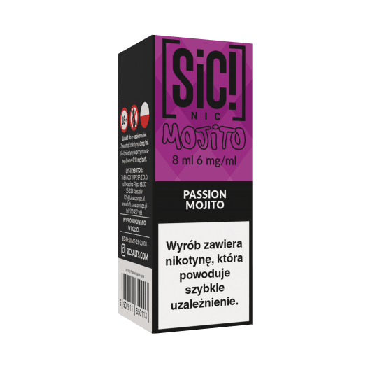 TPD SIC! 8ML - PASSION MOJITO 06MG -zdjęcie numer 1