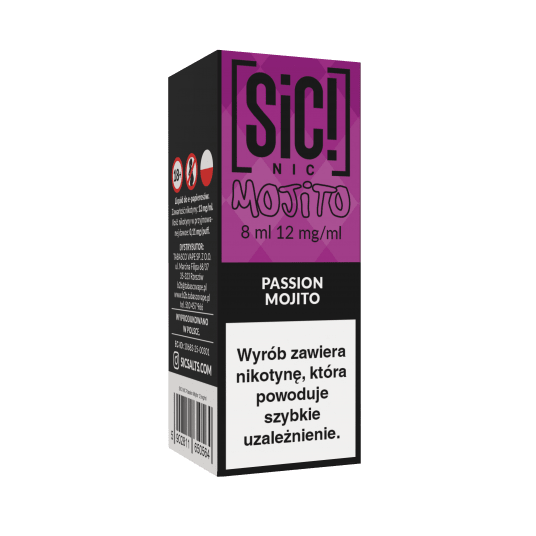 TPD SIC! 8ML - PASSION MOJITO 12MG -zdjęcie numer 1