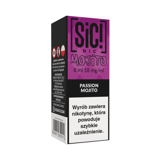 TPD SIC! 8ML - PASSION MOJITO 18MG -zdjęcie numer 1