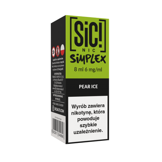 TPD SIC! 8ML - PEAR ICE 06MG -zdjęcie numer 1