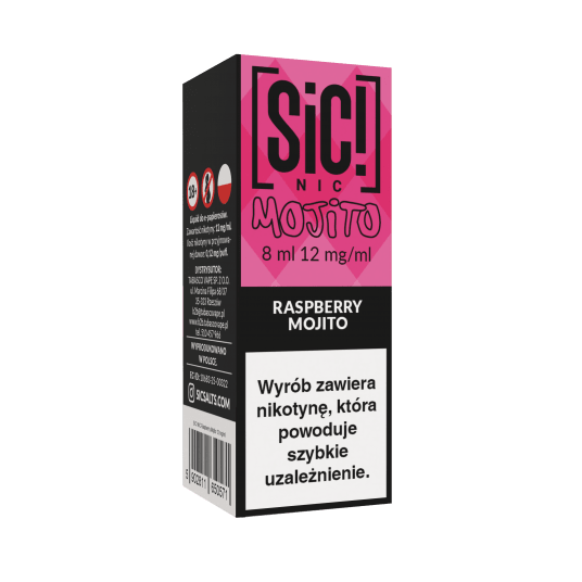 TPD SIC! 8ML - RASPBERRY MOJITO 12MG -zdjęcie numer 1