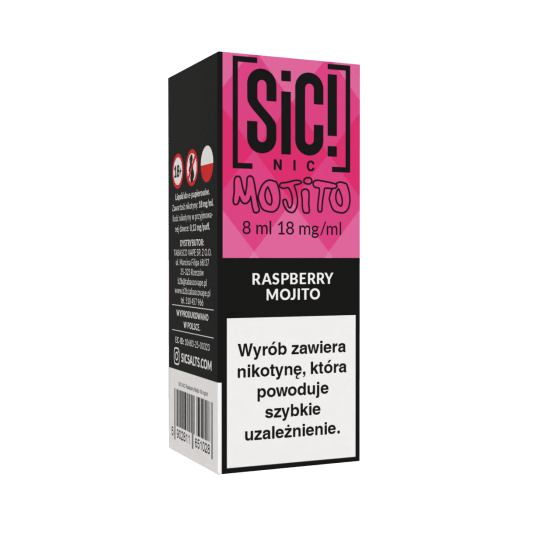 TPD SIC! 8ML - RASPBERRY MOJITO 18MG -zdjęcie numer 1