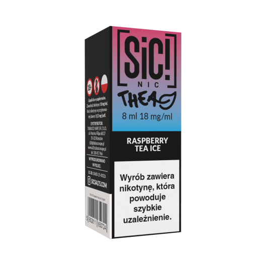 TPD SIC! 8ML - RASPBERRY TEA ICE 18MG -zdjęcie numer 1