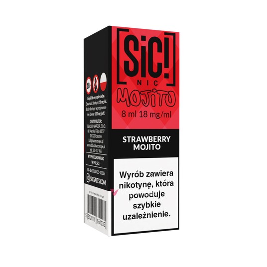 TPD SIC! 8ML - STRAWBERRY MOJITO 18MG -zdjęcie numer 1