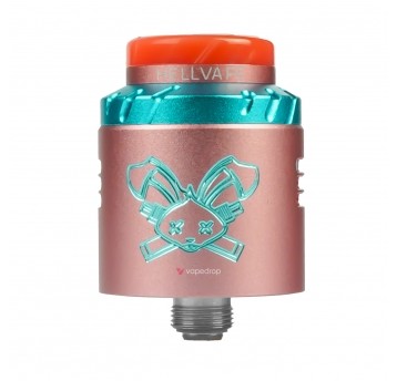 ATOMIZER HELLVAPE DEAD RABBIT SOLO RDA 6TH ANNIV EDN - PINK BLUE