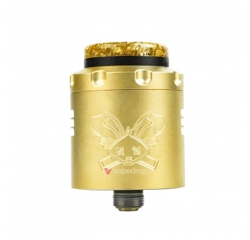 ATOMIZER HELLVAPE DEAD RABBIT V3 RDA 6TH ANNIV EDN - GOLD BLACK