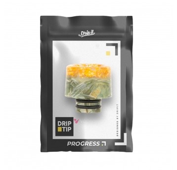DRIP TIP BY DRIP IT #10 510 - GOLD GREEN