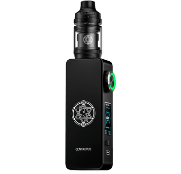 *KIT LOST VAPE CENTAURUS M100 + SUB OHM V2 - KNIGHT BLACK