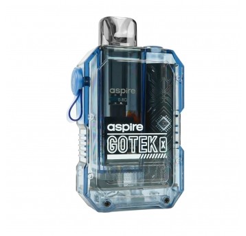 POD KIT ASPIRE GOTEK X - TRANSLUCENT ROYAL BLUE