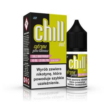 SALT TPD CHILL OUT 20MG 10ML - CYTRYNA GUMA BALONOWA ICE