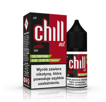 SALT TPD CHILL OUT 20MG 10ML - JABŁKO MIX ICE