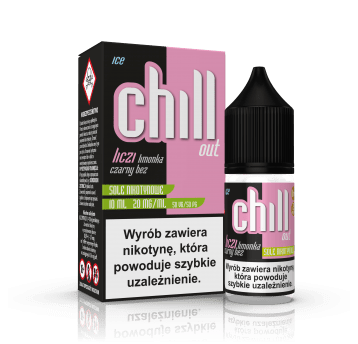 SALT TPD CHILL OUT 20MG 10ML - LICZI LIMONKA CZARNY BEZ ICE