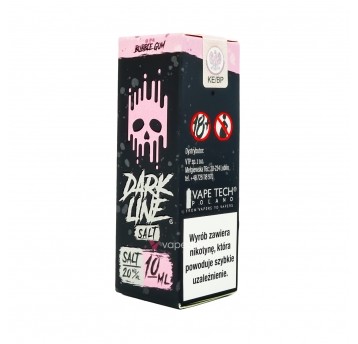 SALT TPD DARK LINE 20MG 10ML - BUBBLE GUM