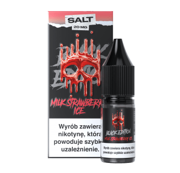 SALT TPD DARK LINE BLACK EDITION 20MG 10ML - MILK STRAWBERRY ICE