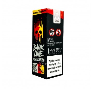 SALT TPD DARK LINE DOUBLE 20MG 10ML - BANANA X STRAWBERRY