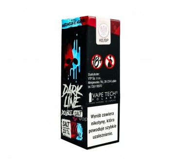 SALT TPD DARK LINE DOUBLE 20MG 10ML - WATERMELON X MENTHOL