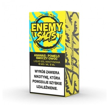 SALT TPD ENEMY SALTS 18MG 9ML - ANANAS POMELO SMOCZY OWOC